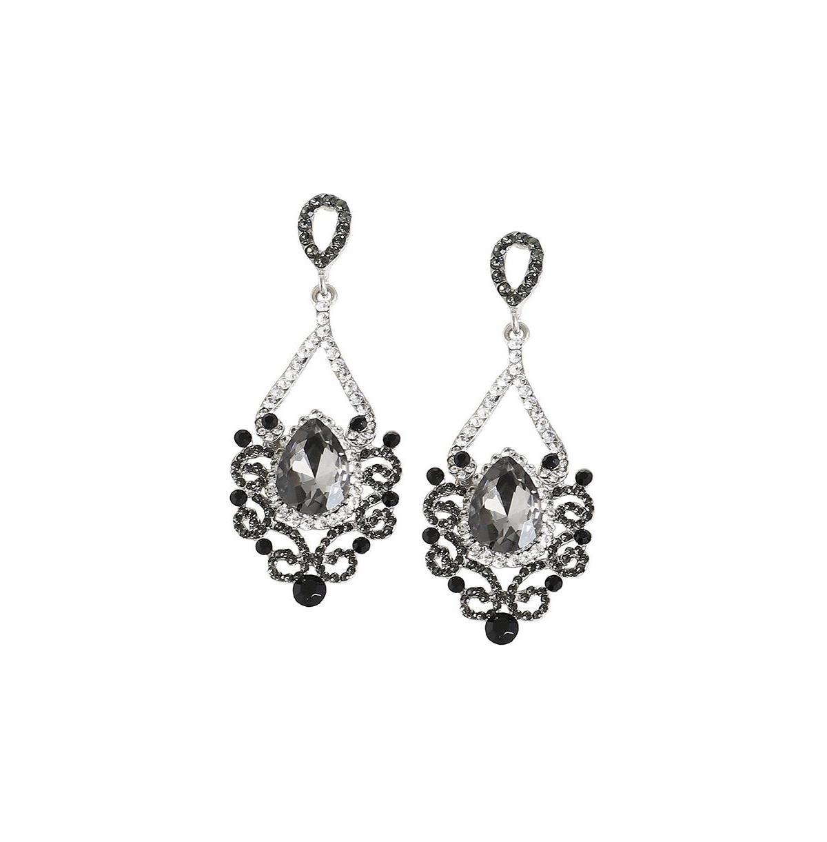 Sohi Womens Dazzling Drop Earrings Product Image