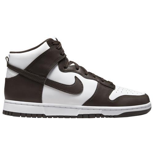 Nike Mens Dunk Hi Retro BTTYS - Basketball Shoes White/Velvet Brown/White Product Image