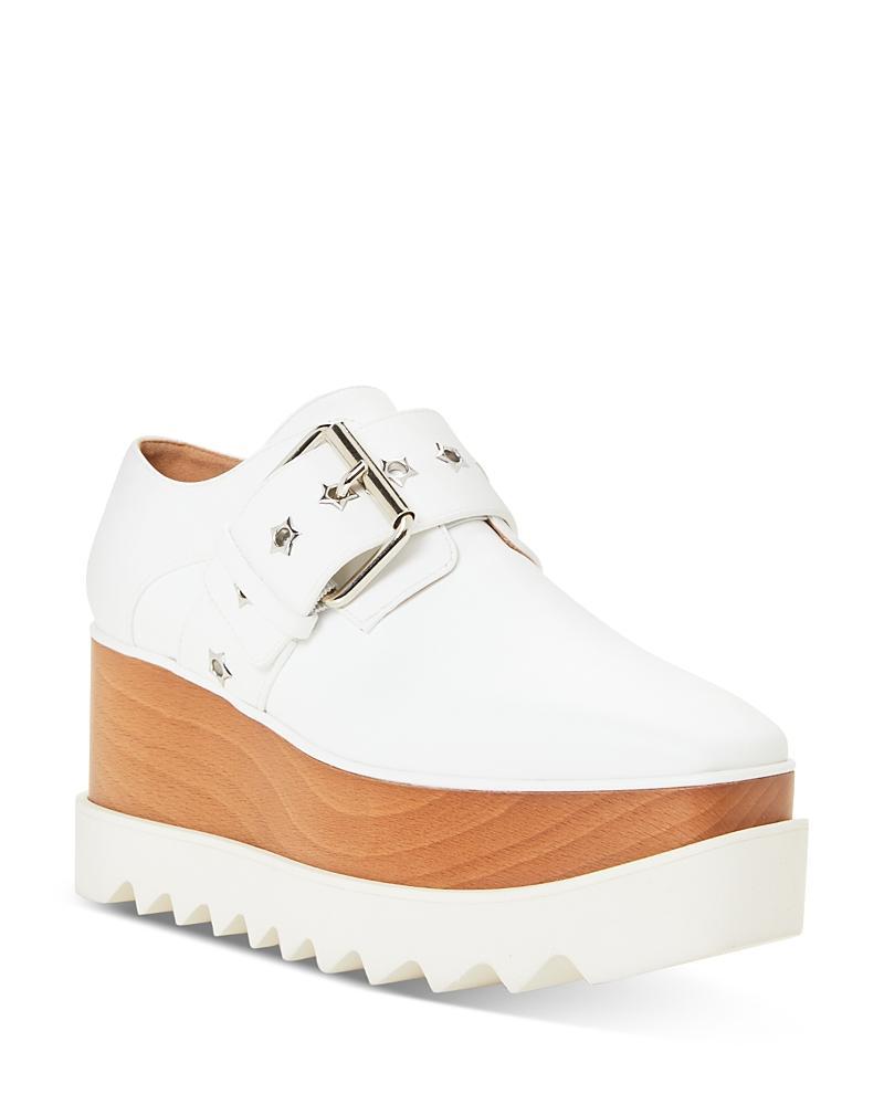 Stella McCartney Womens Elyse Alter Sporty Platform Wedge Oxfords Product Image