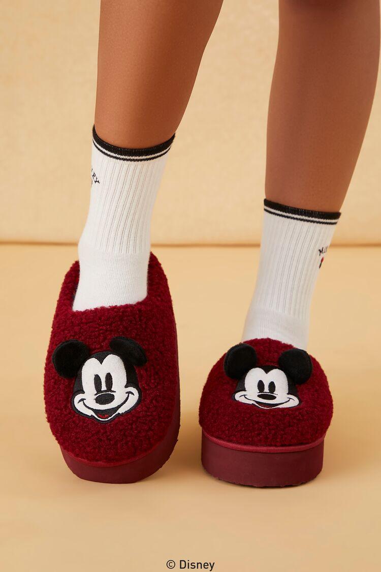 Disney Mickey Mouse House Slippers | Forever 21 Product Image