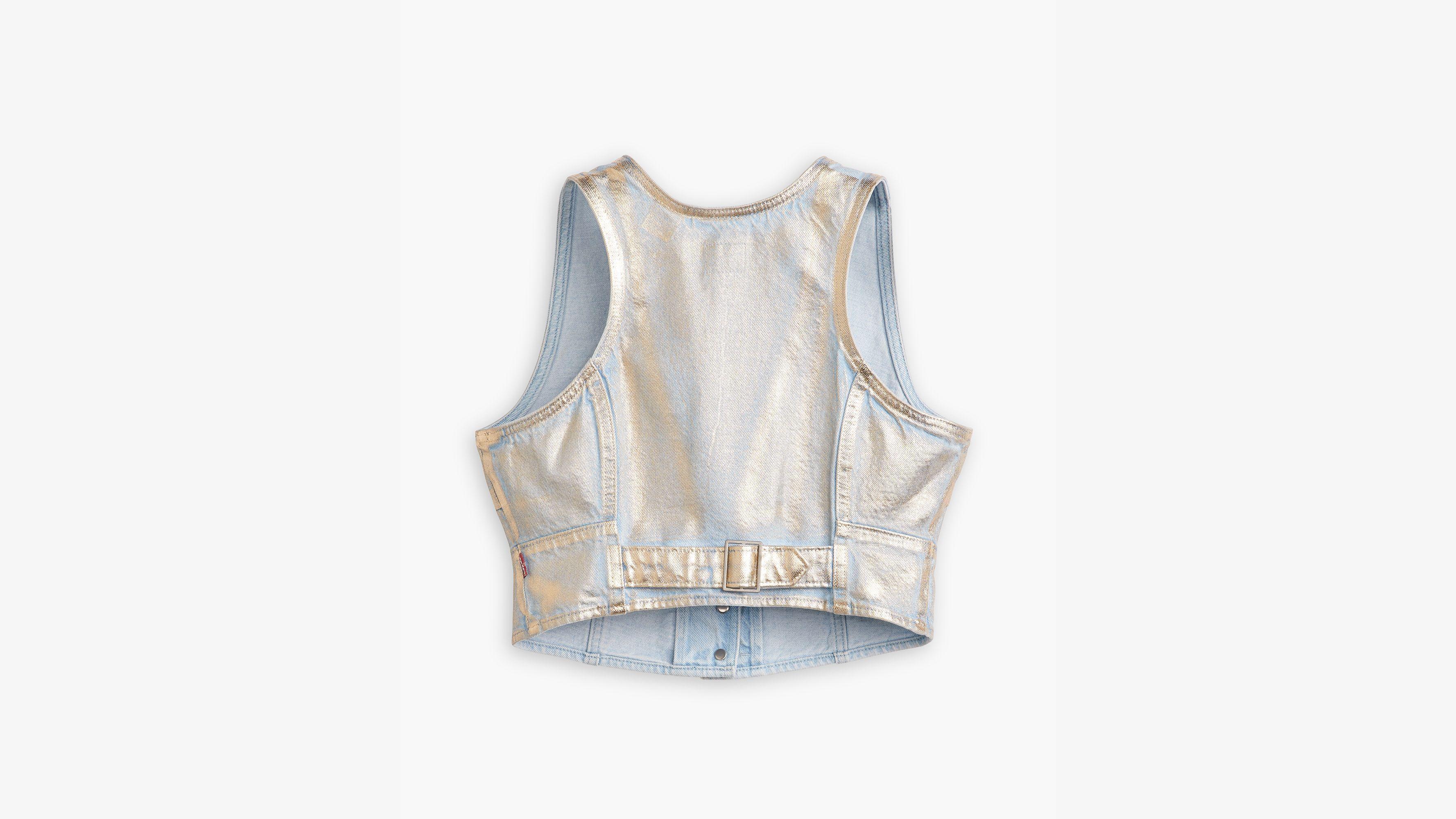 Mona Denim Corset Top Product Image