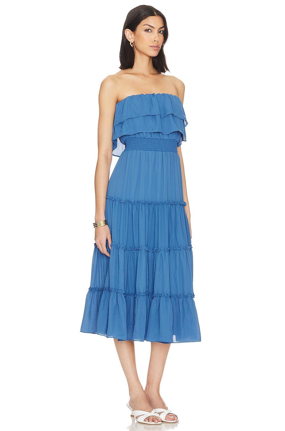 Strapless Ruffle Tiered Dress 1. STATE Product Image