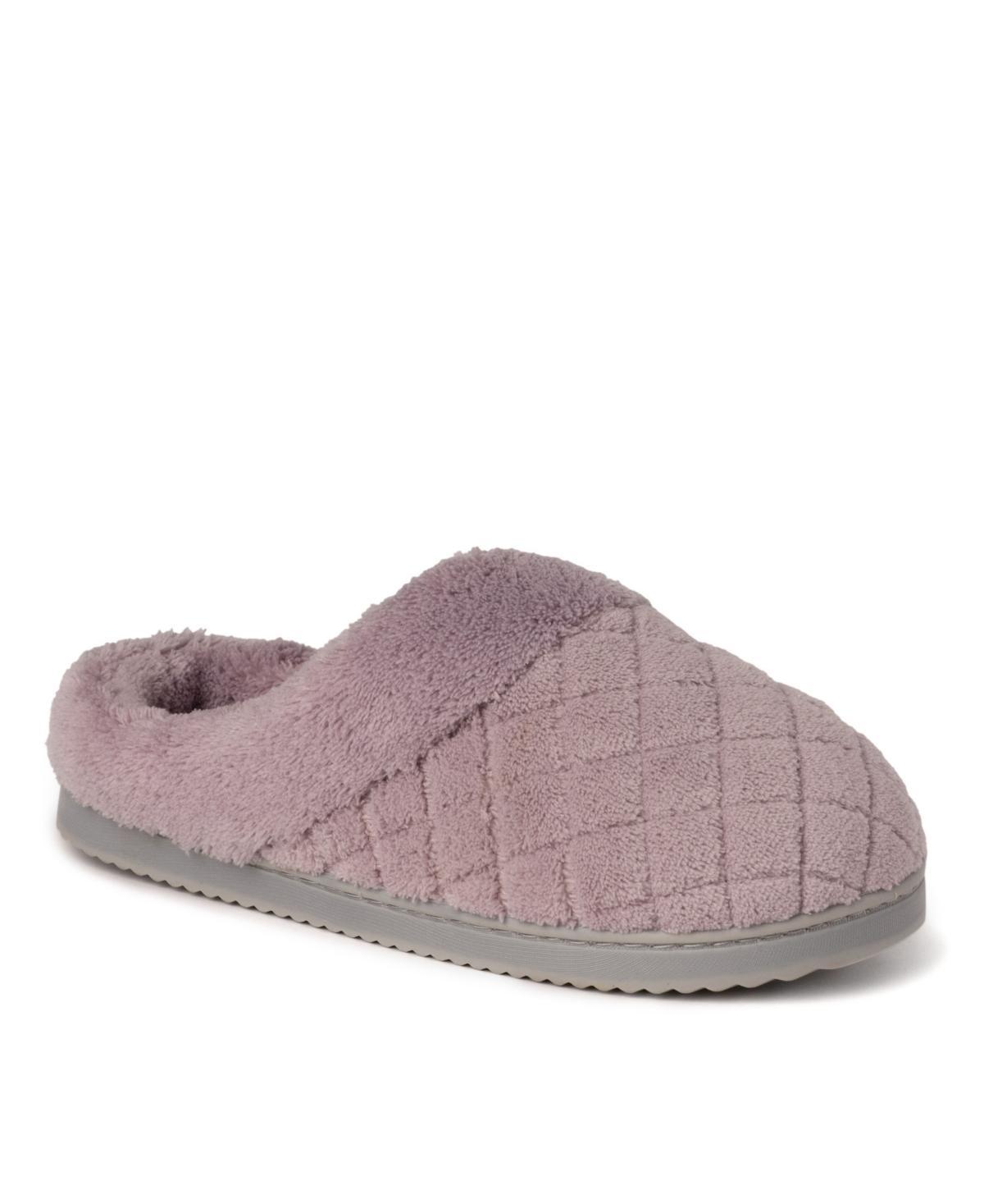 Dearfoams Libby Womens Quilted Terry Clog Slippers Product Image