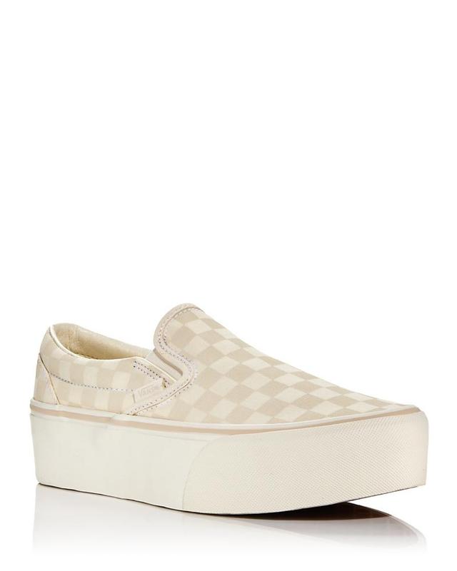 Vans Womens Classic Slip On Platform Sneakers Product Image