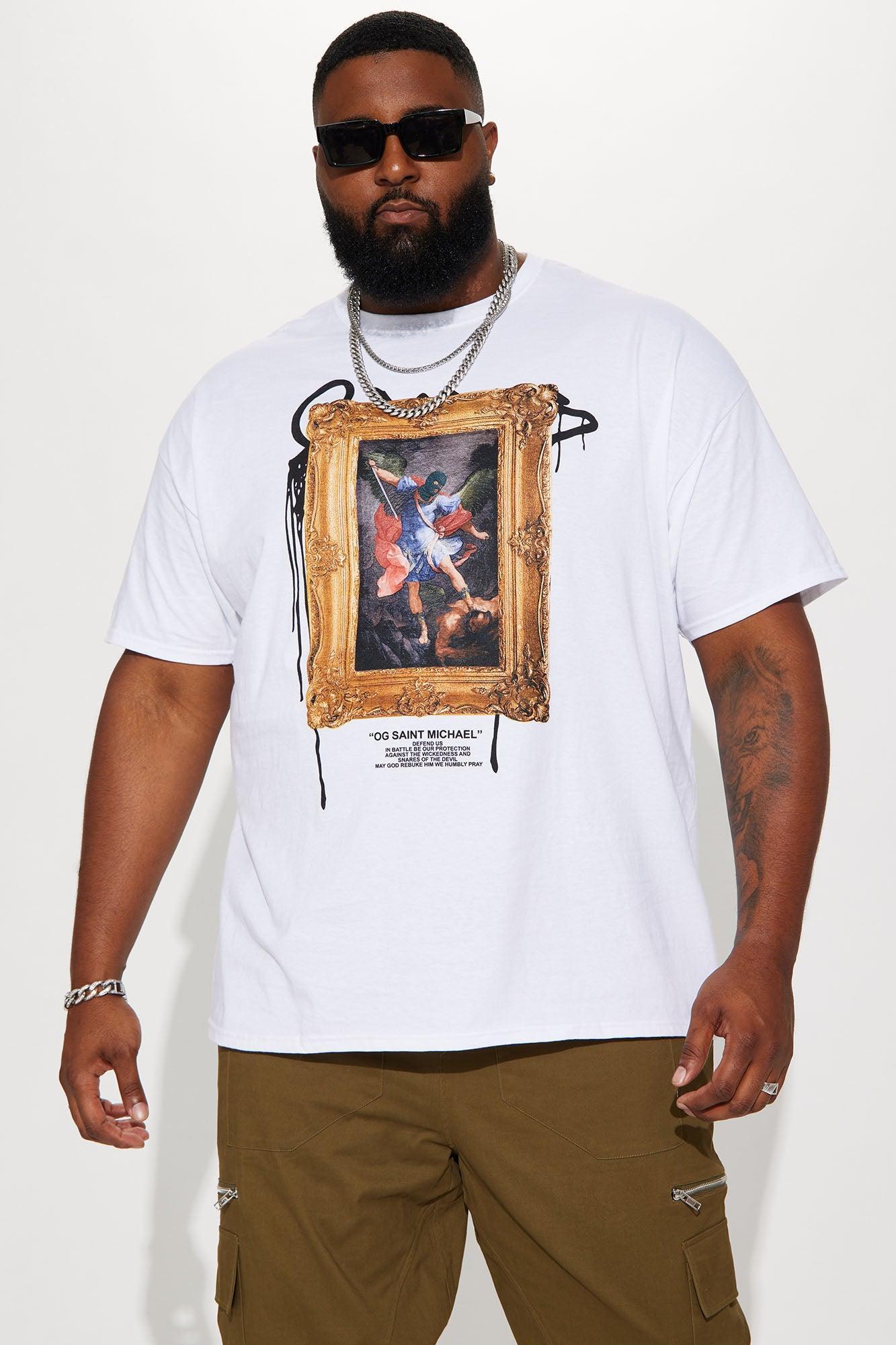 OG Saint Michael Short Sleeve Tee - White Product Image