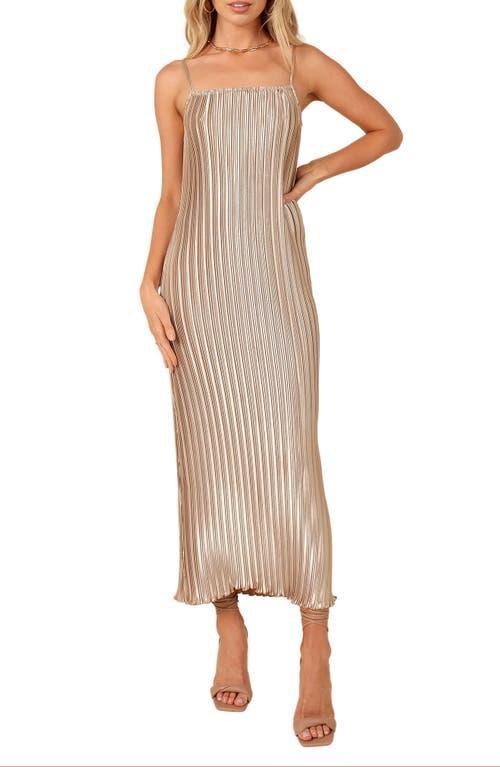 Petal and Pup Womens Liza Pleated Maxi Dress Product Image