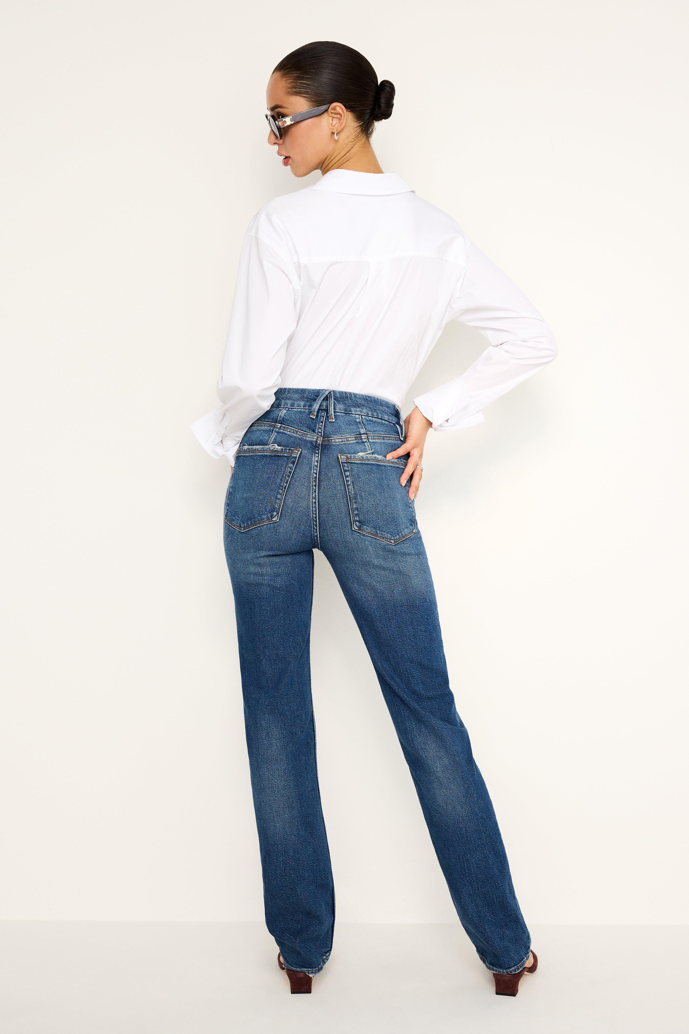 GOOD ICON STRAIGHT JEANS | INDIGO605 Product Image