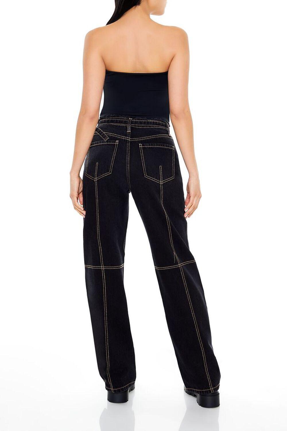 Skeleton High-Rise 90s-Fit Jeans | Forever 21 Product Image