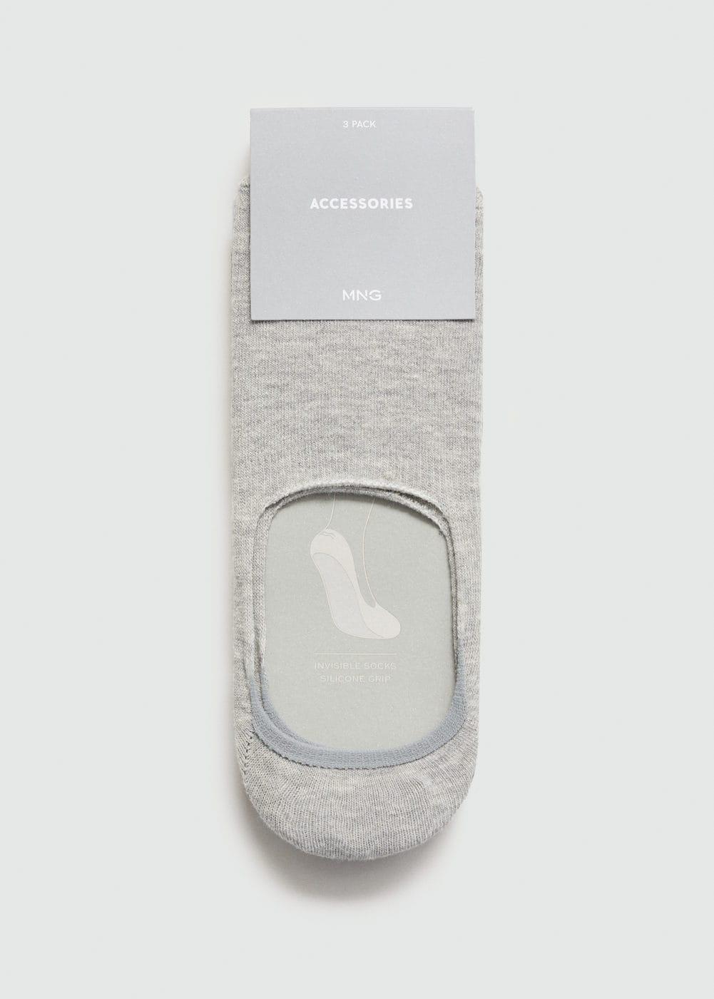 3-pack of invisible socks - Men | MANGO USA Product Image