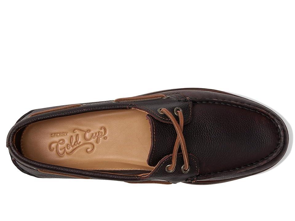 Sperry Gold A/O 2-Eye Tumbled (Brown) Men's Shoes Product Image