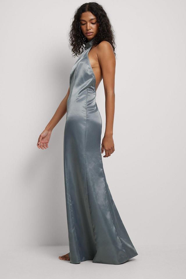 High Neck Open Back Maxi Dress Product Image