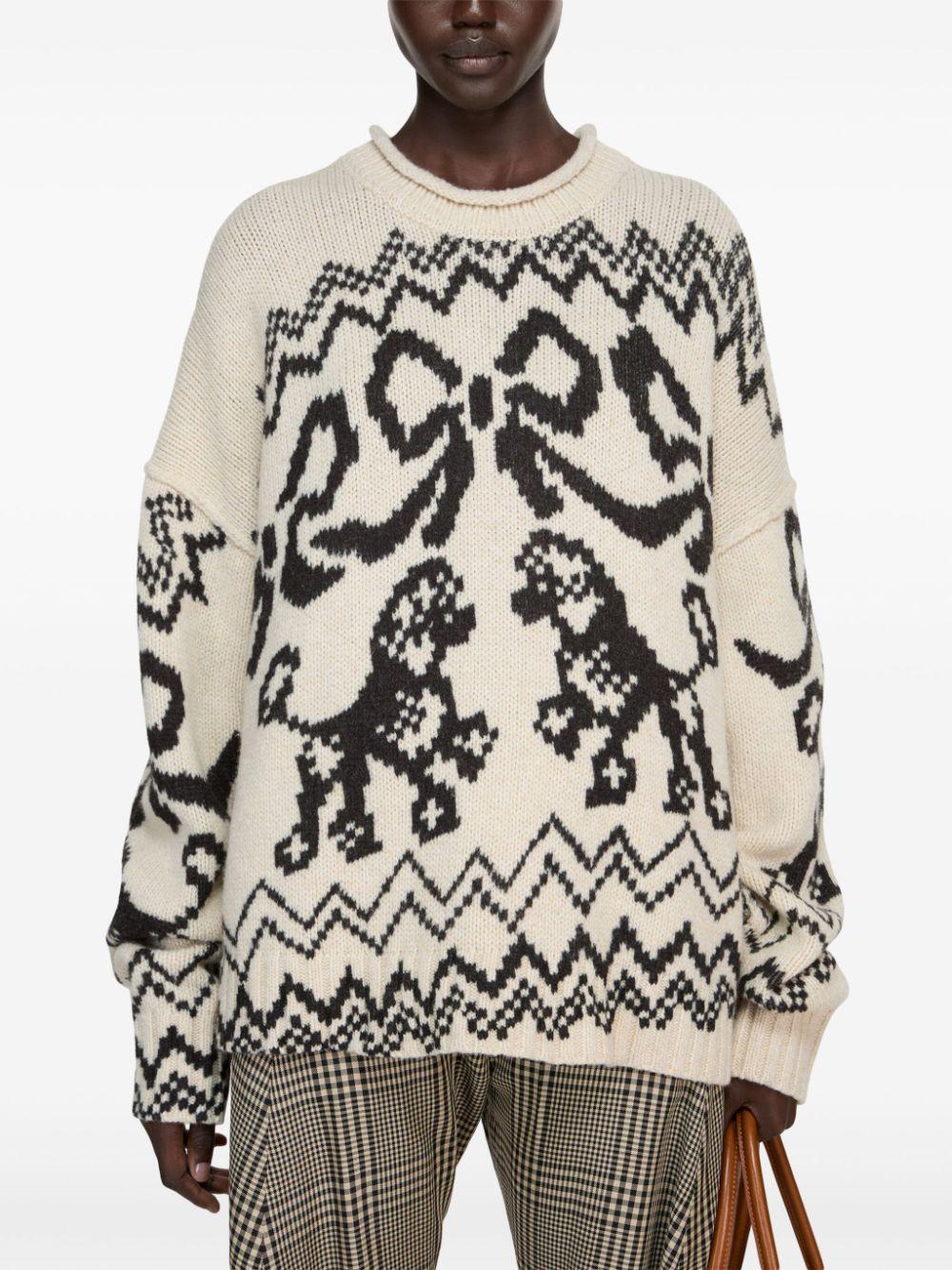 jacquard sweater Product Image