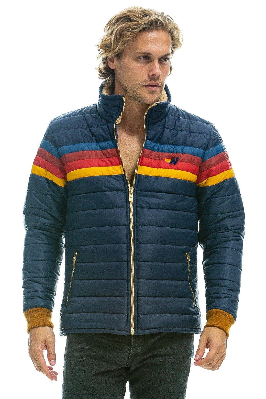 4 STRIPE JACKET -  NAVY Male Product Image