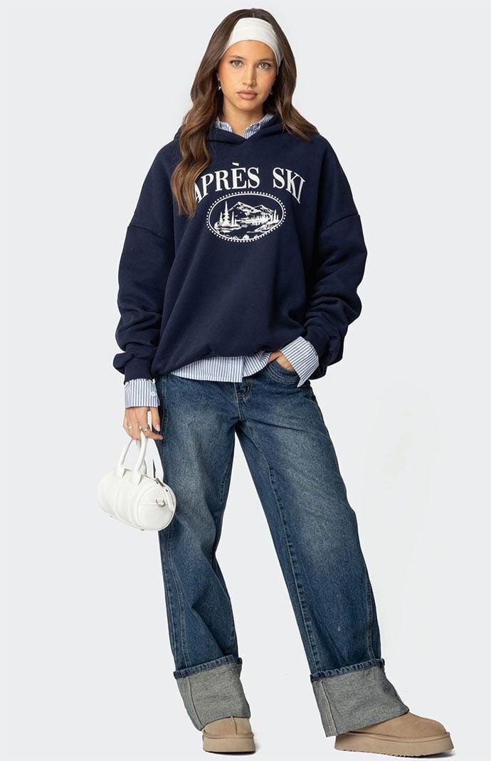 Edikted Women's Apres Ski Oversized Hoodie Product Image