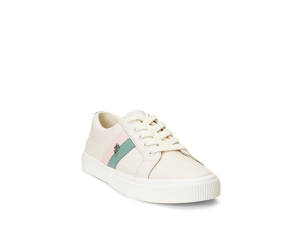 Lauren Ralph Lauren Janson Sneakers (Natural/Buff) Women's Shoes Product Image