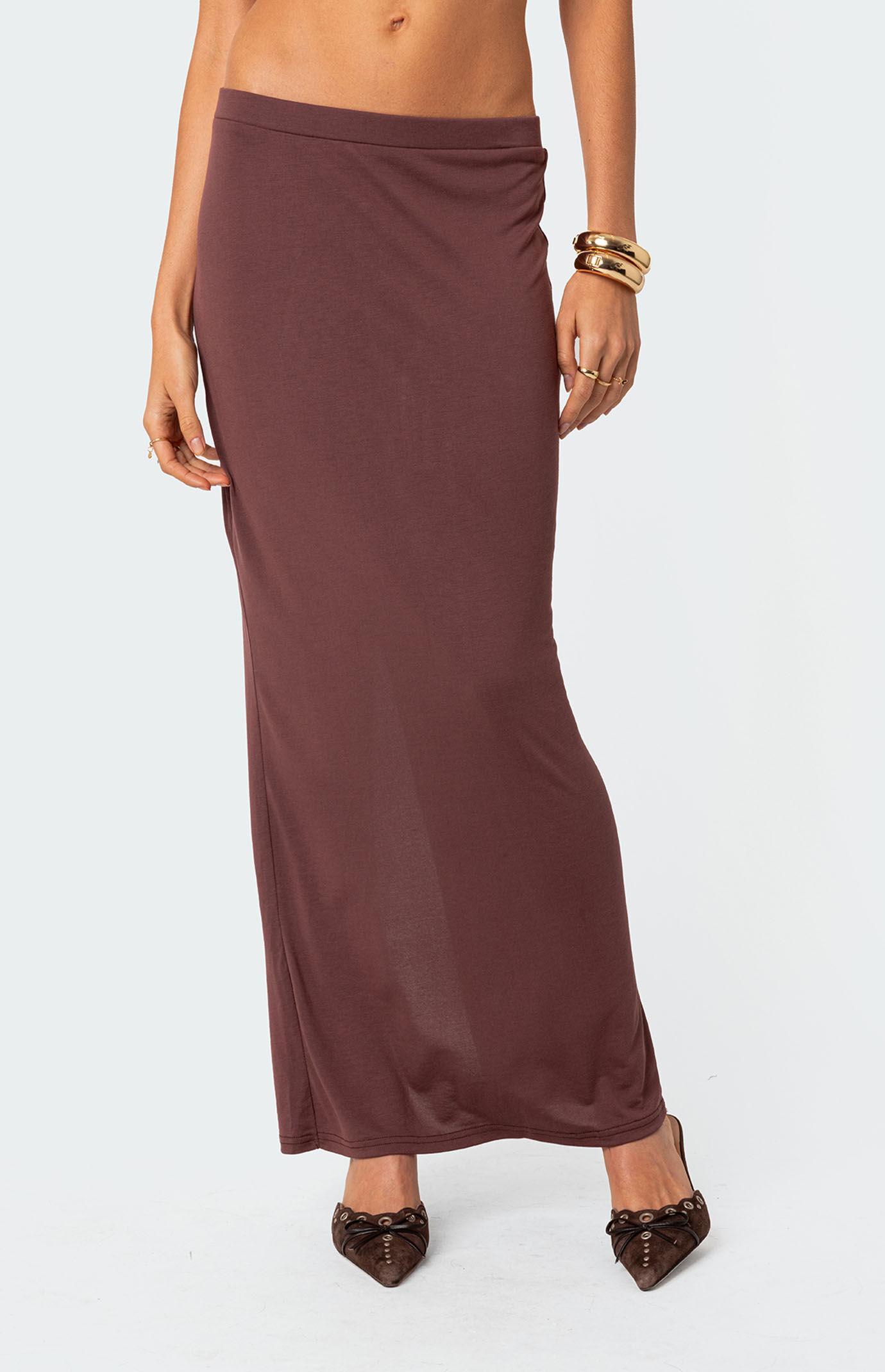 Kenzie Slitted Maxi Skirt Product Image