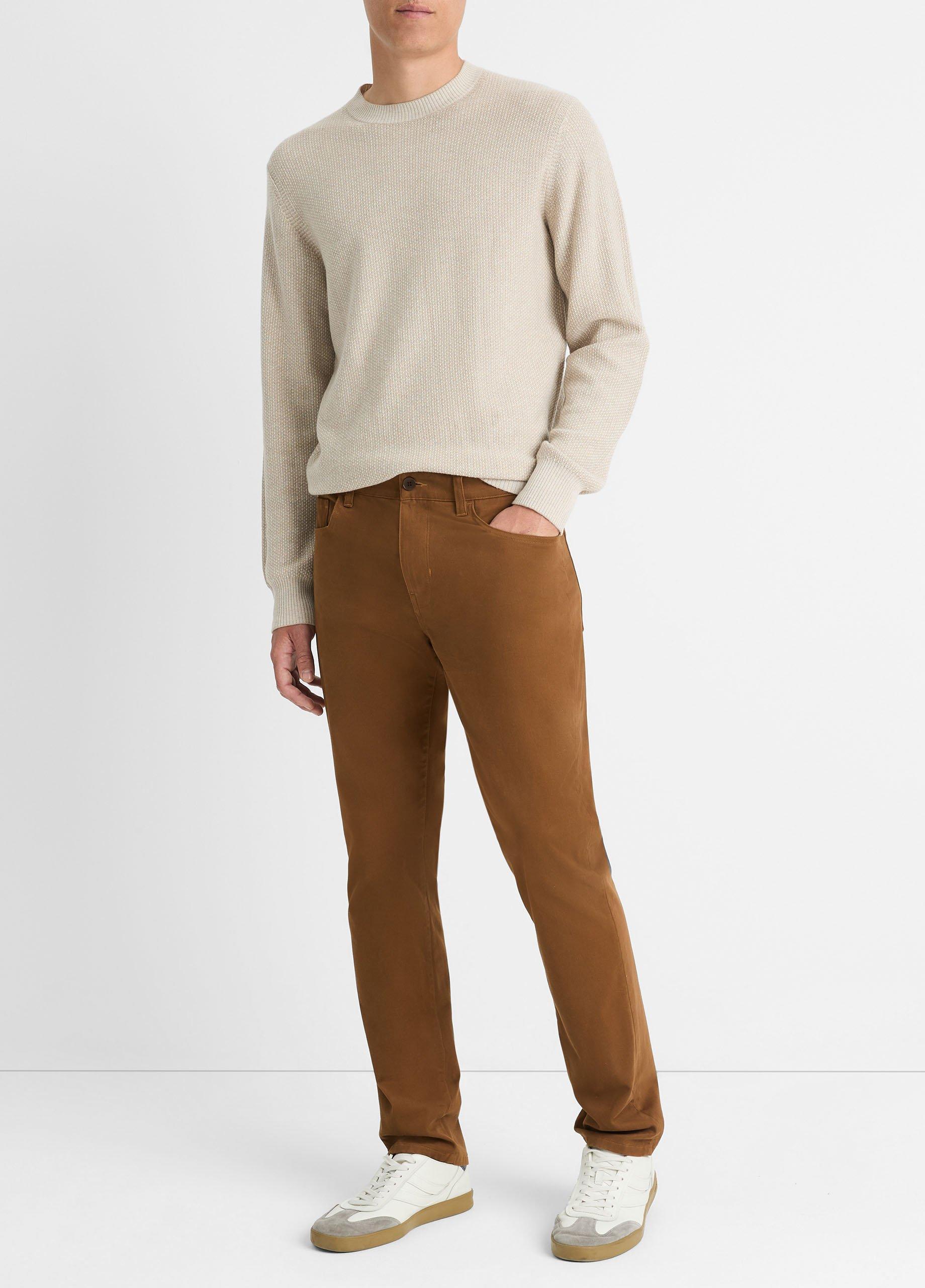 Dylan Slim 5-Pocket Peached Stretch-Cotton Pant Product Image