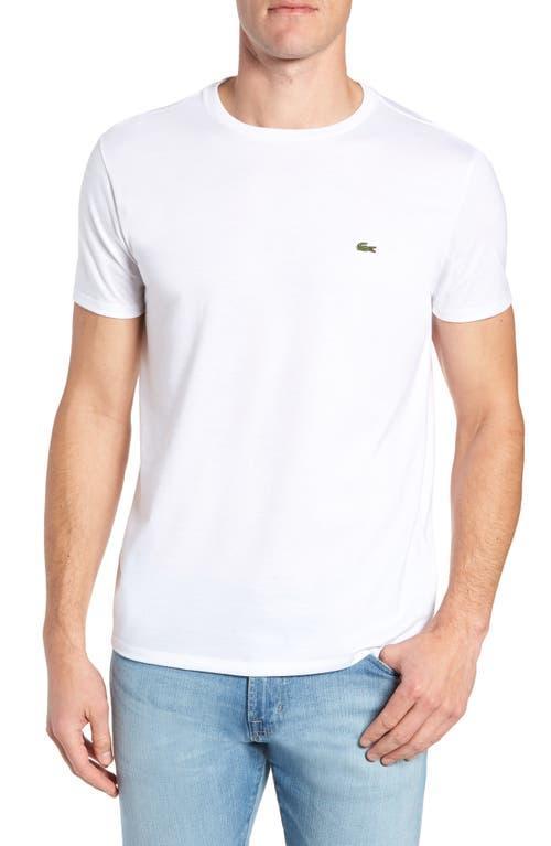 Lacoste Mens Classic Crew Neck Soft Pima Cotton T-Shirt Product Image