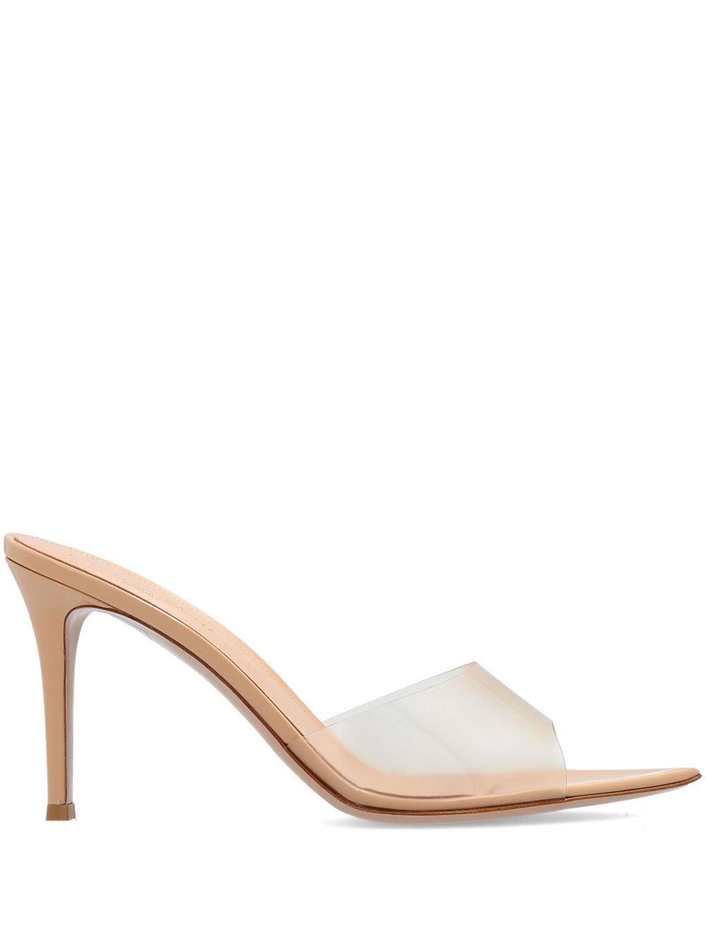 Neutral Elle 85 Mules In Neutrals Product Image