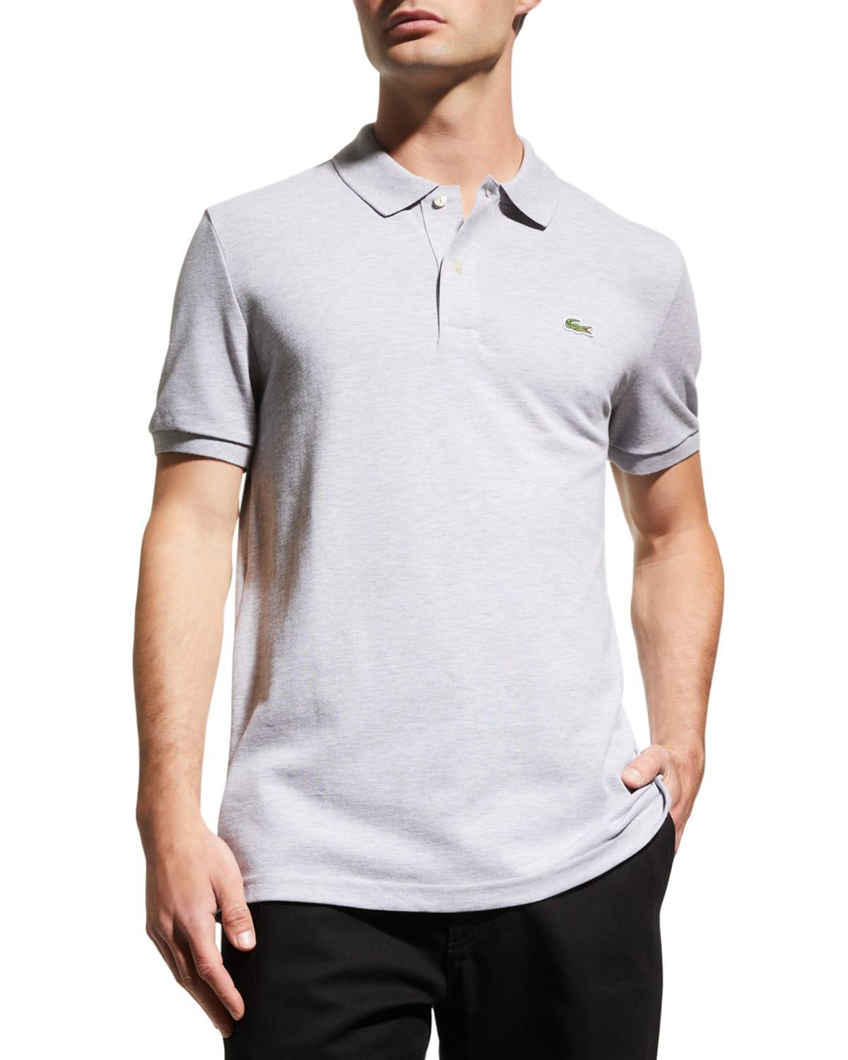 Lacoste Short Sleeve Slim Fit Pique Polo Men's Short Sleeve Pullover Product Image