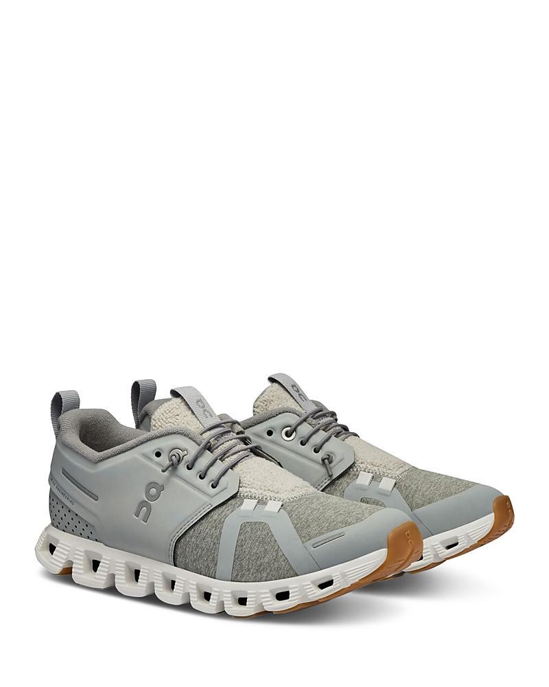 On Cloud 5 Terry Sneaker in Glacier & White - Light Grey. Size 6 (also in 5.5). Product Image