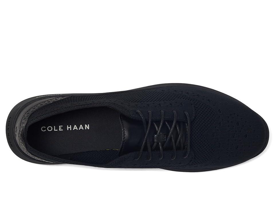 Cole Haan Zerogrand Meritt Stitchlite Oxford (Black Knit/Leather Women's Flat Shoes Product Image