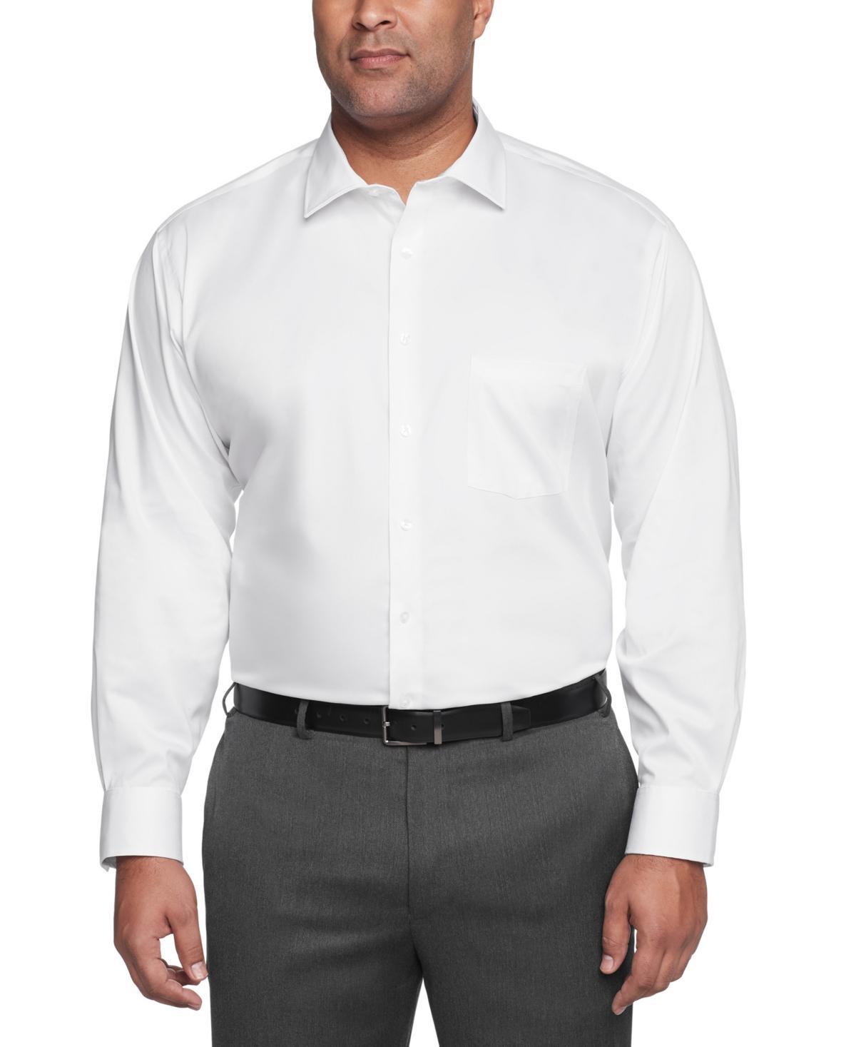 Van Heusen Mens Big & Tall Solid Dress Shirt Product Image