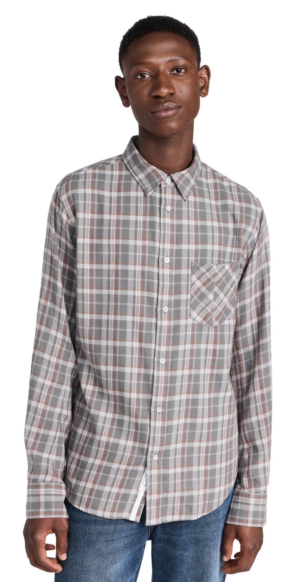 rag & bone Fit 2 Plaid Cotton Button-Up Shirt Product Image