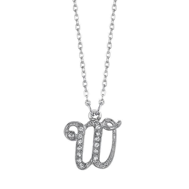 1928 Script Initial Necklace, Womens Product Image