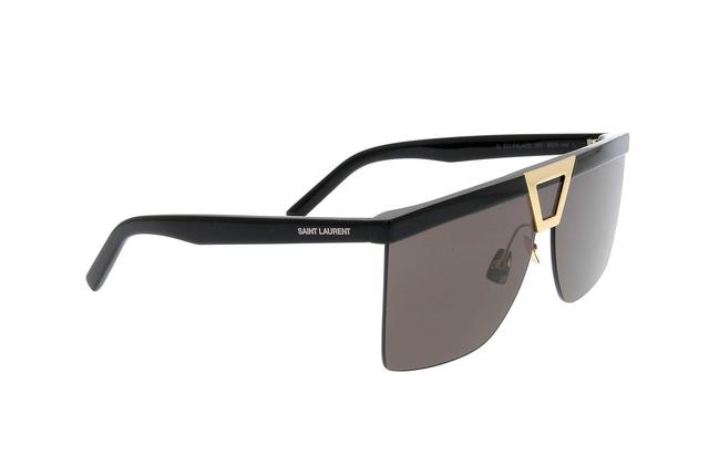 SAINT LAURENT Square Frame Sunglasses In 001 Black Black Black Product Image