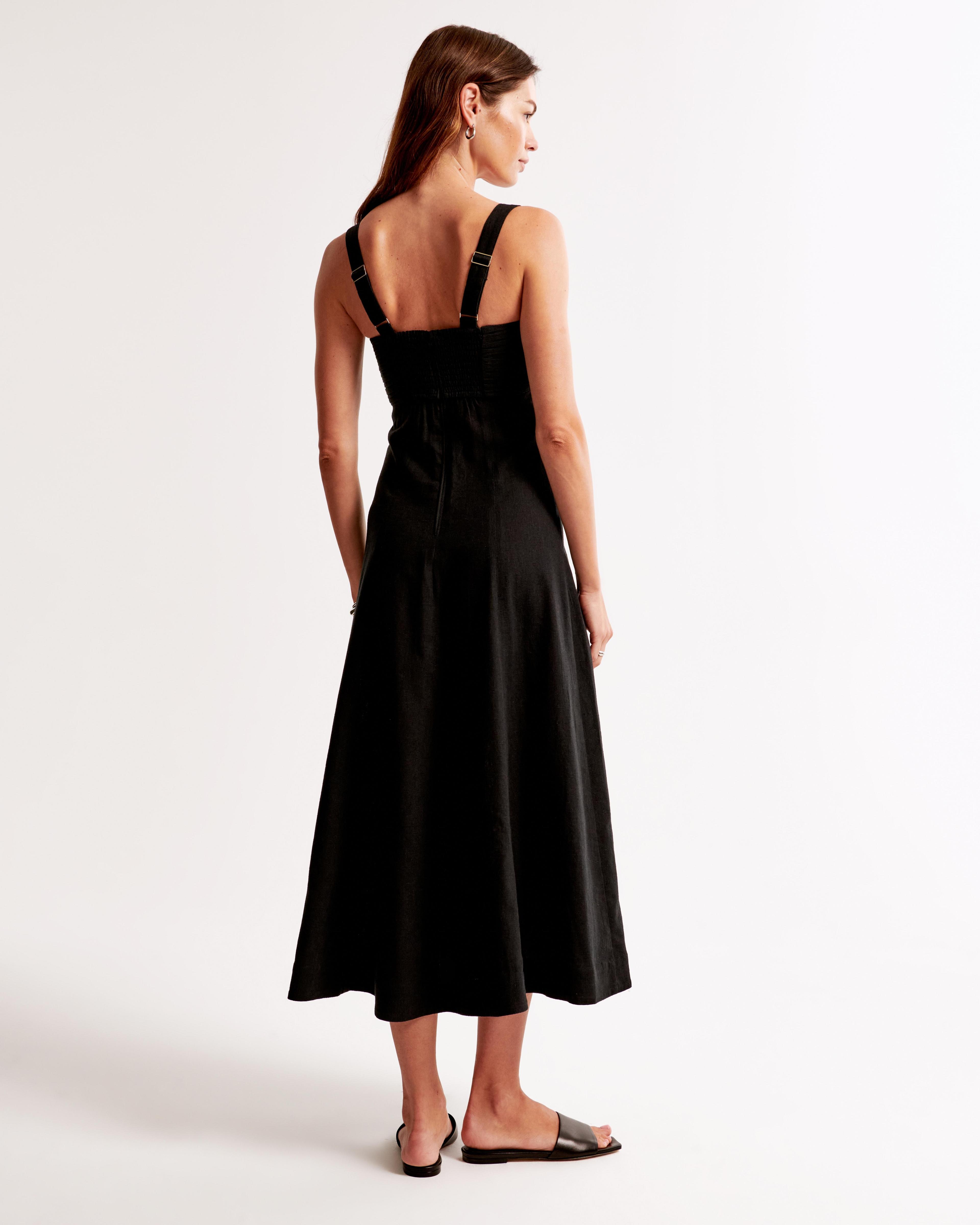 The A&F Emerson Fit & Flare Midi Dress Product Image