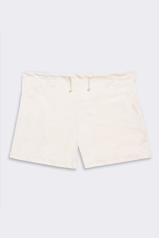 Men's Organic Lounge Shorts in Natural Product Image