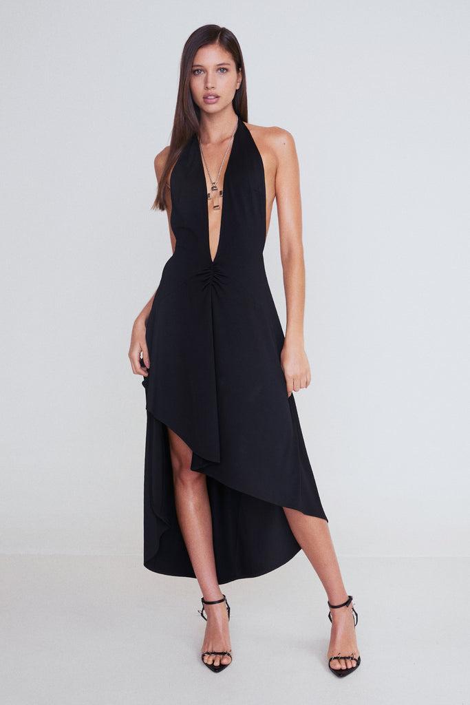 ELENA DRESS - BLACK — BLACK / XS Product Image