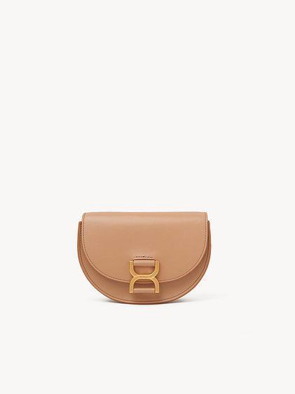 Mini Marcie flap bag in leather Product Image