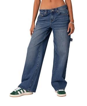 EDIKTED Wide Leg Carpenter Jeans Product Image