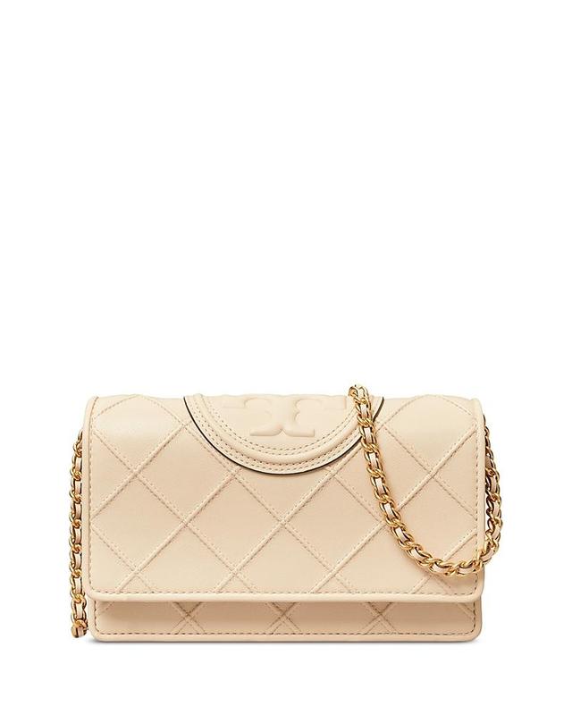 Tory Burch Fleming Soft Leather Wallet on a Chain Product Image