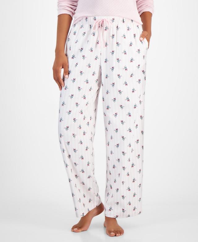 Charter Club Womens Cotton Flannel Plaid Pajama Pants, Created for Macys Product Image