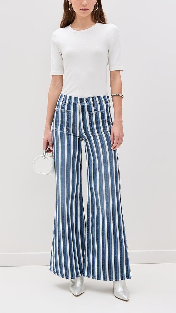 MOTHER Patch Pocket Twister Sneak Jeans | Shopbop Product Image