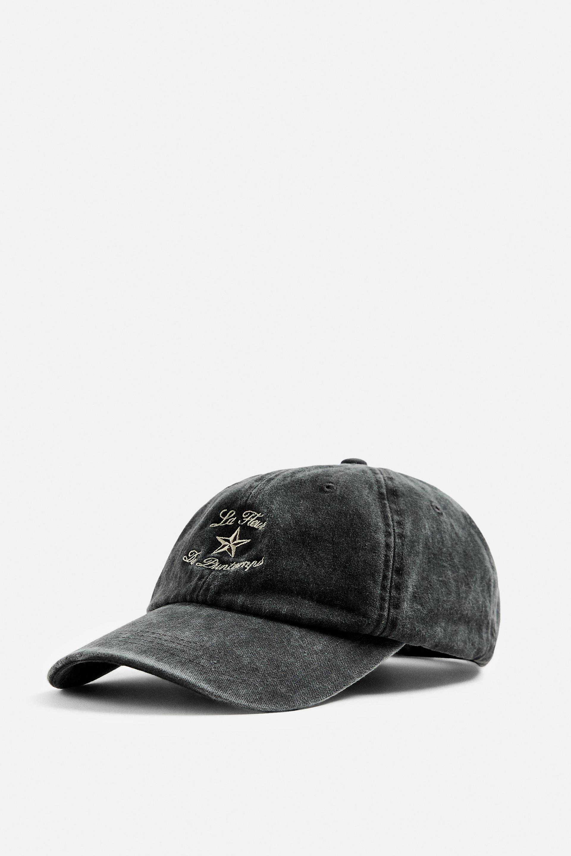 CONTRAST EMBROIDERED CAP Product Image