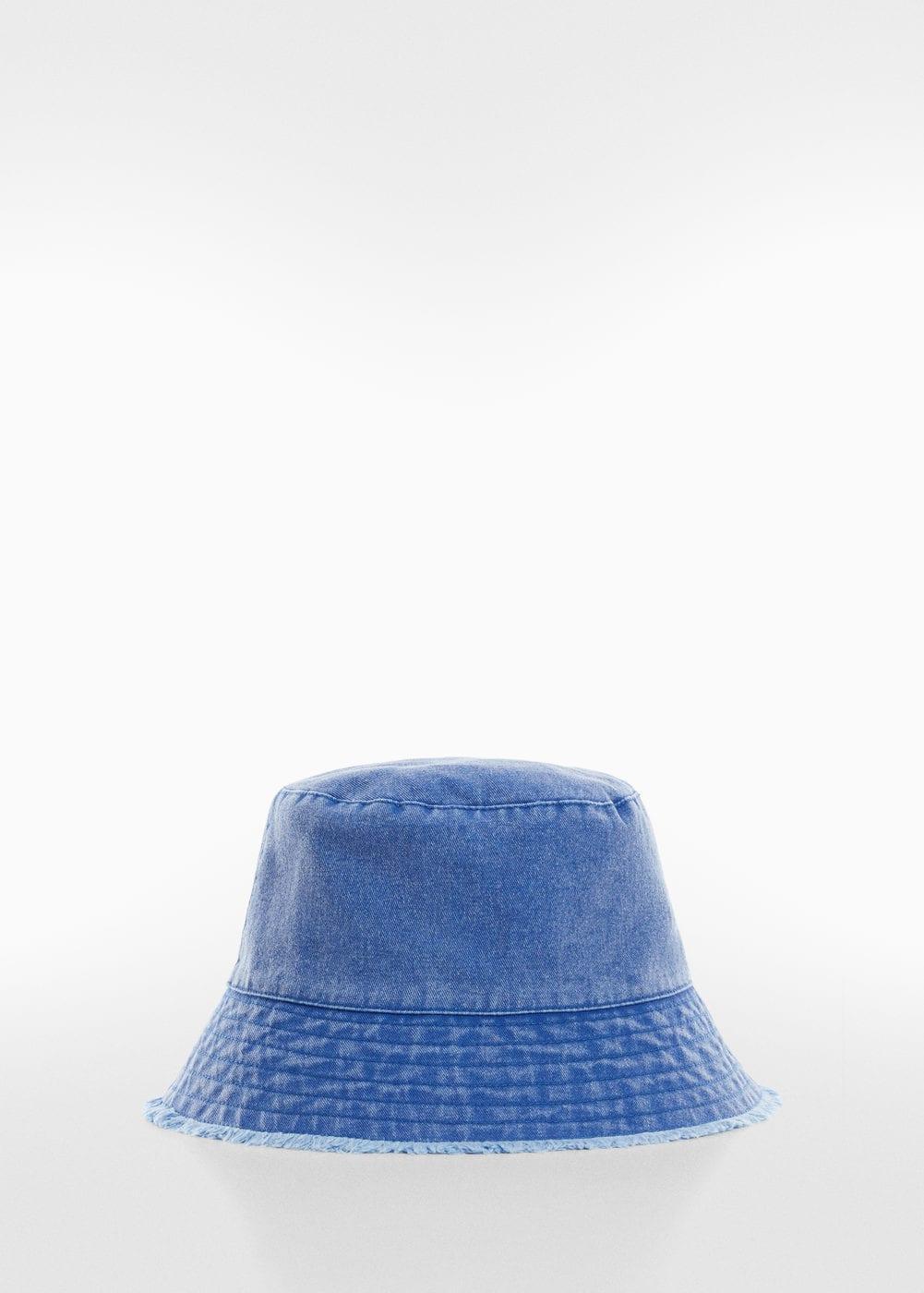 MANGO - Frayed bucket hat - One size - Women Product Image