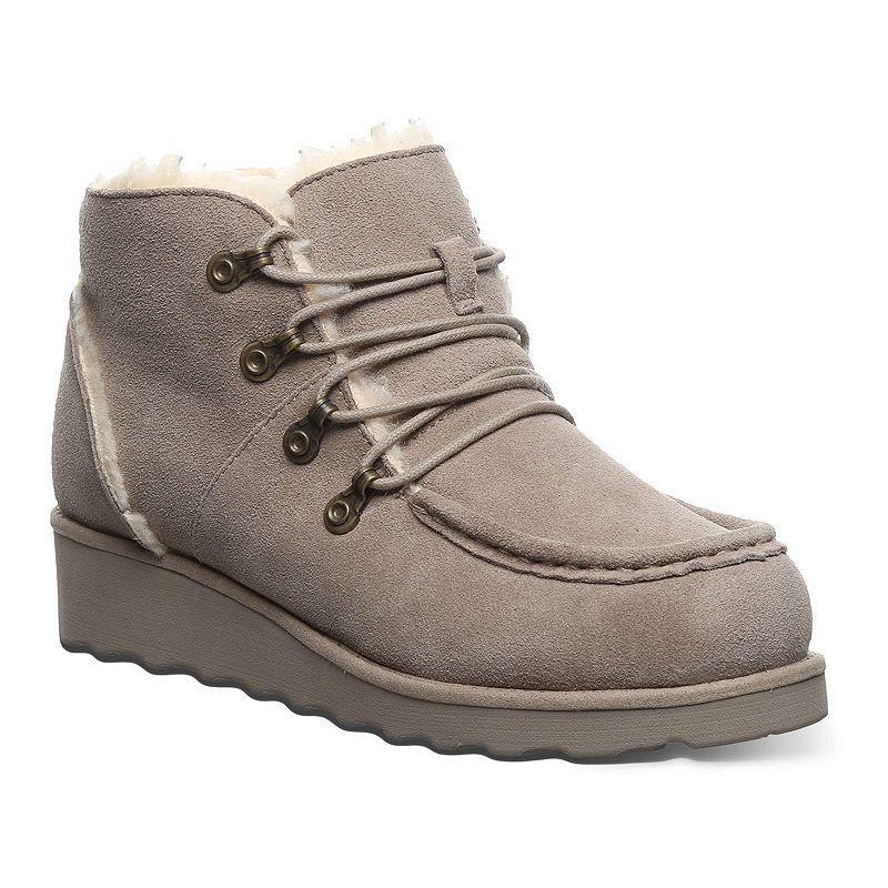 Bearpaw Malinda Womens Suede Boots Grey Product Image