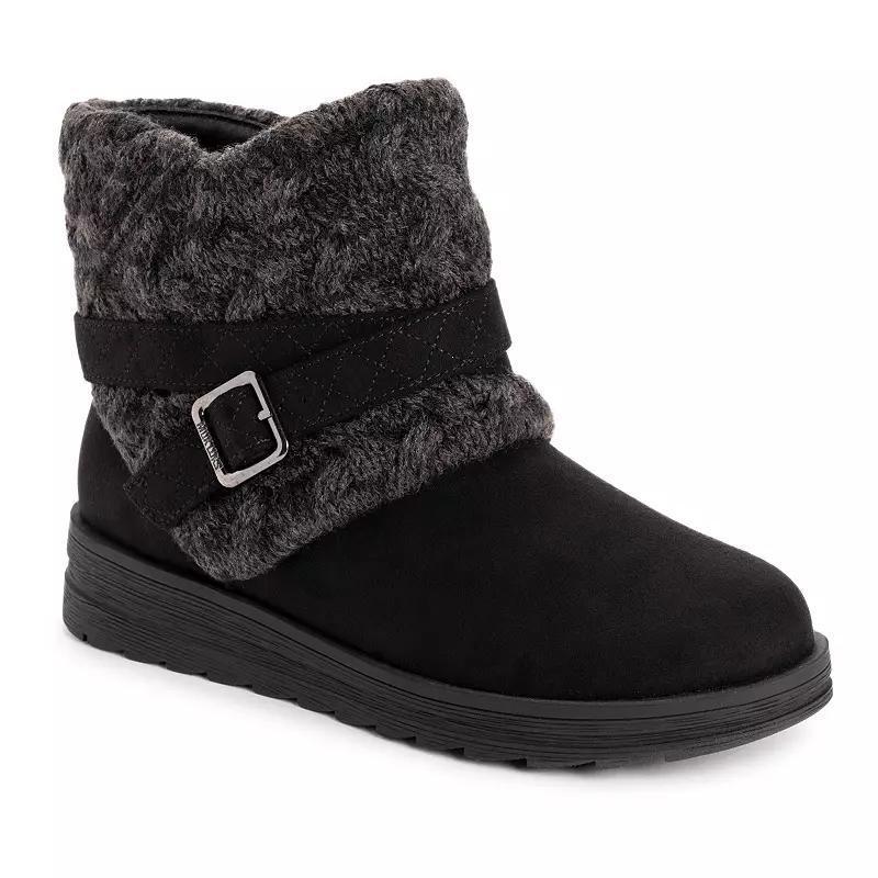 MUK LUKS Naomi Womens Ankle Boot Slippers Product Image