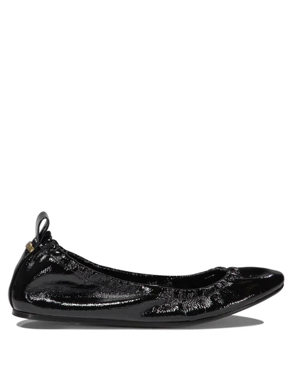 ISABEL MARANT Belna Leather Ballet Flat In Black Product Image