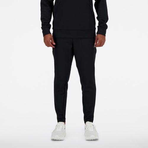 New Balance Mens New Balance Tech Knit Pant - Mens Black/Black Product Image