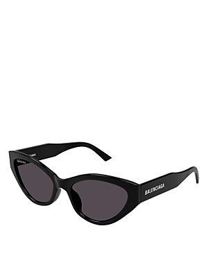 Balenciaga Flat Cat Eye Sunglasses, 57mm Product Image