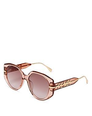 The Fendigraphy 54mm Oval Sunglasses Product Image