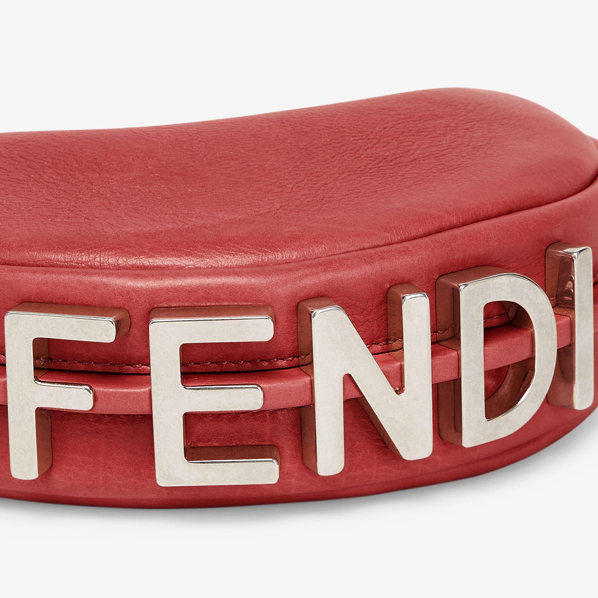 Nano FendigraphyRed leather charm Product Image