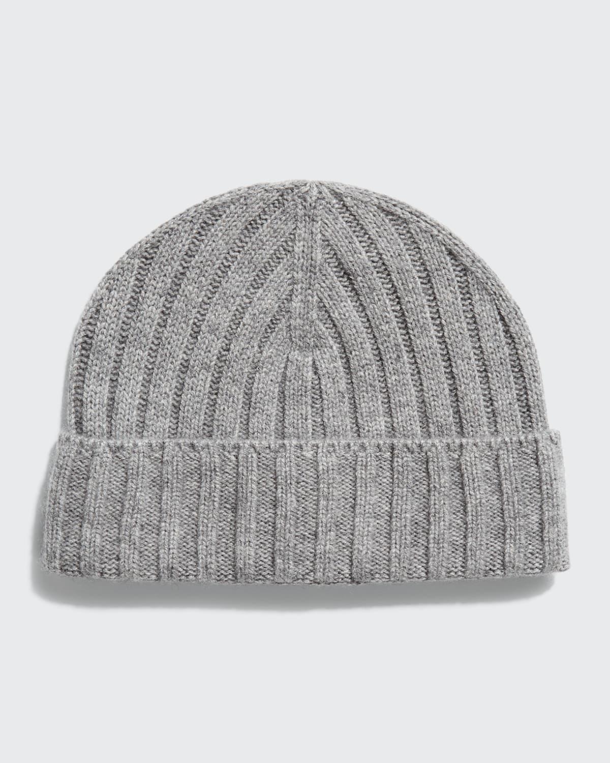 Mens Cashmere Beanie Hat Product Image