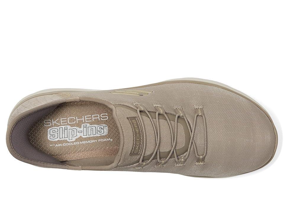 Skechers Hands Free Slip-ins Summits Classy Night Womens Sneakers Brown Gold Product Image