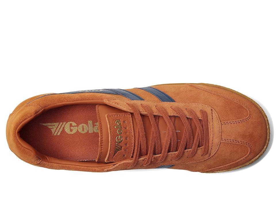 Gola Harrier (Moody Orange/Navy) Men's Shoes Product Image